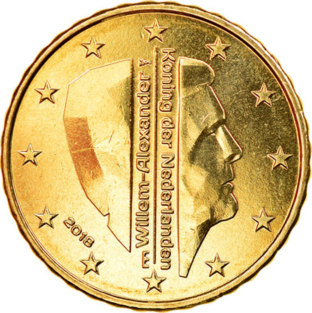 1 Euro - Willem-Alexander (2nd map) - Países Bajos – Numista