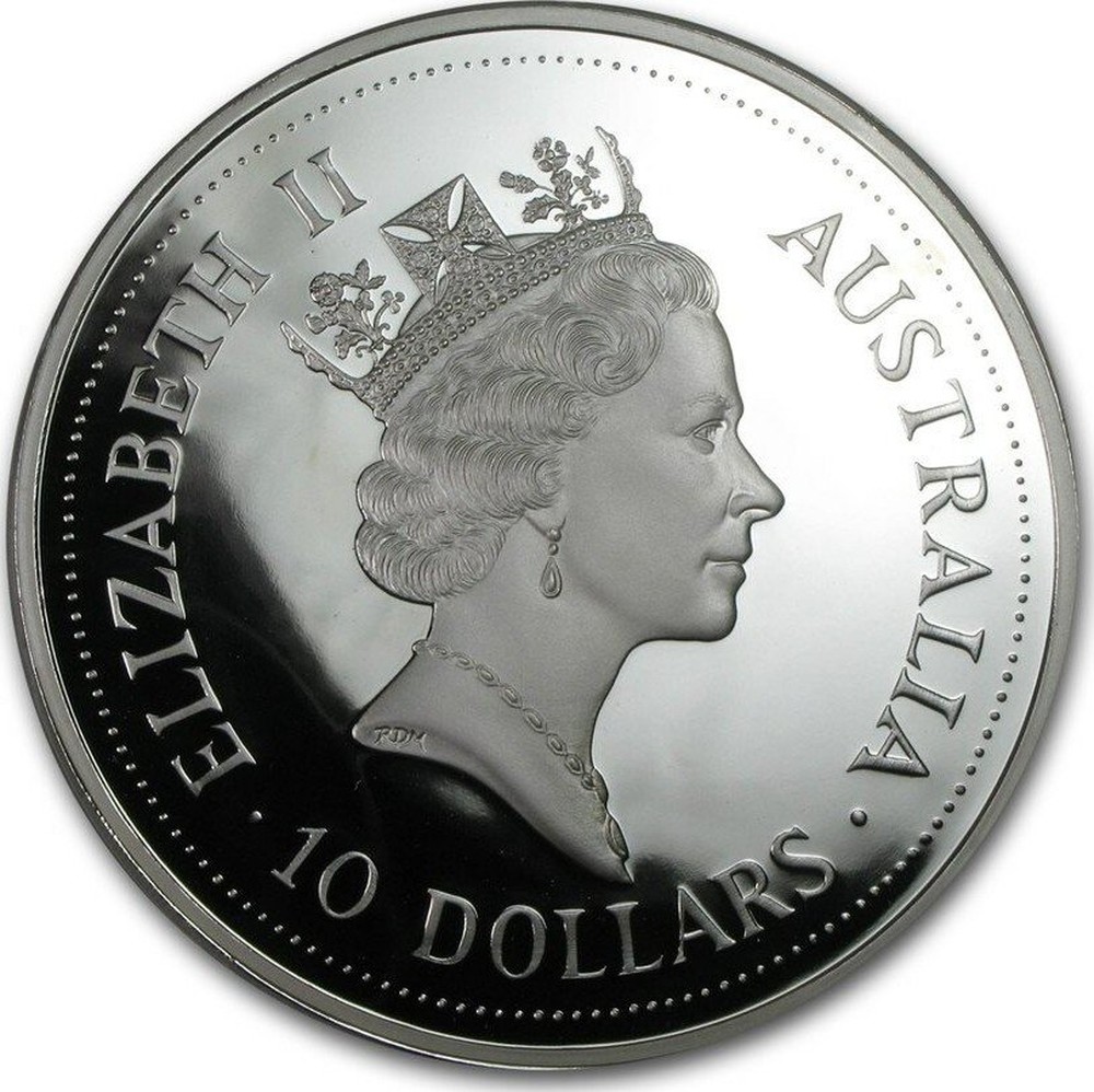 Australian 10 Oz Silver 10 Dollars 