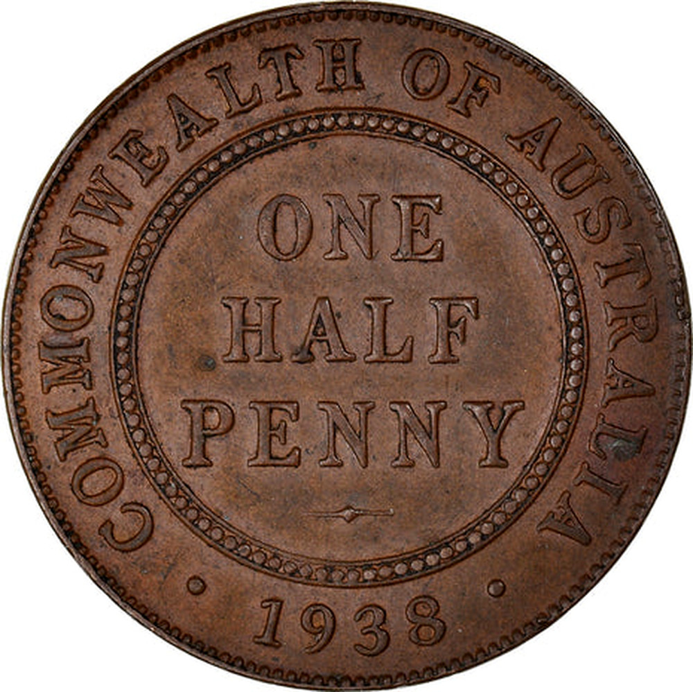 Australian KGVI/QE11 Bulk Halfpenny pre decimal coins x 27 1939-1964 14 dates 