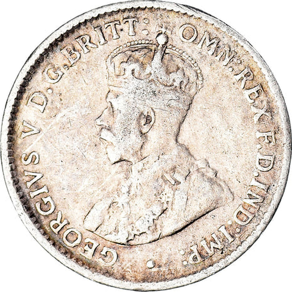 King George Cameo 2 Million Minted~ 92.5% Silver Details about   1911 Australian Threepence 