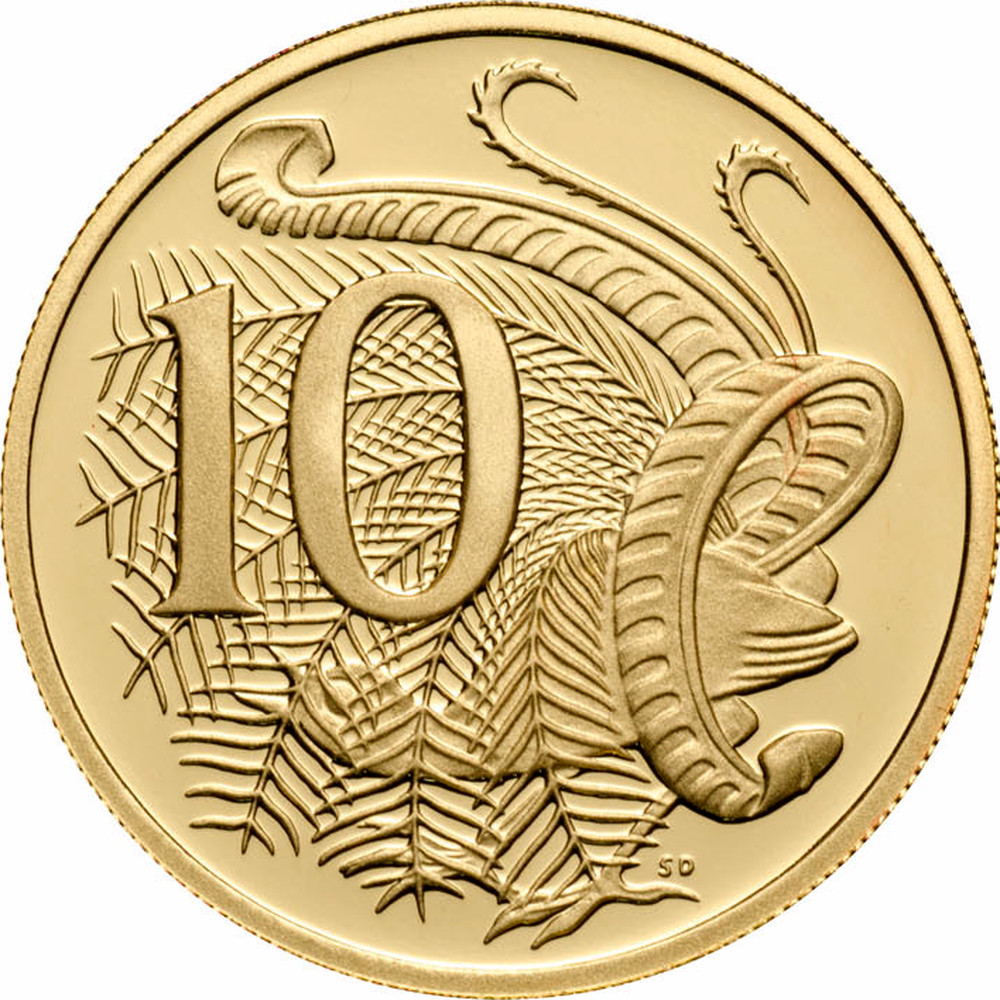 Australian Gold 10 Cents 