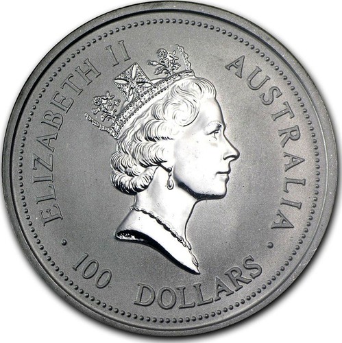 Australian 1 Oz Platinum 100 Dollars 