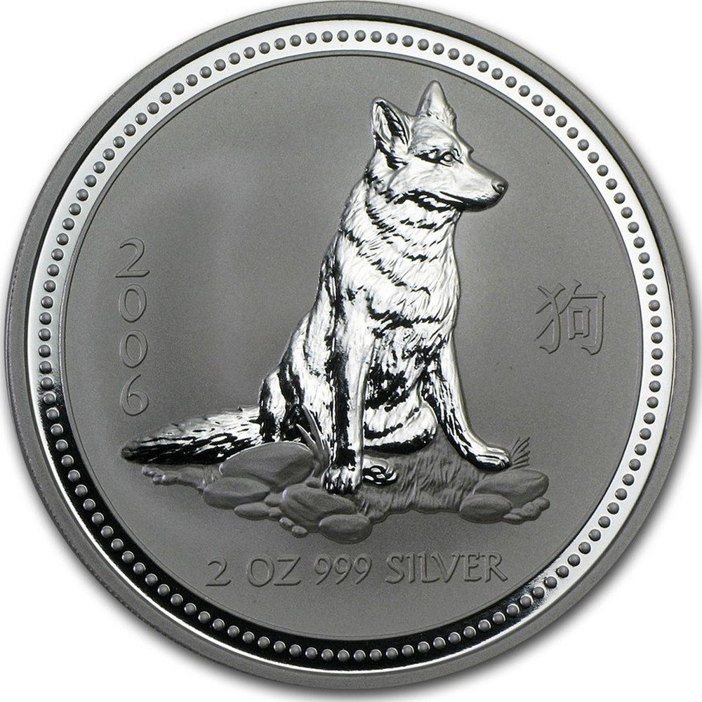 Australian 2 Oz Silver 2 Dollars 