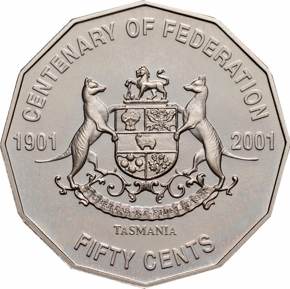 Australian Fifty Cents 