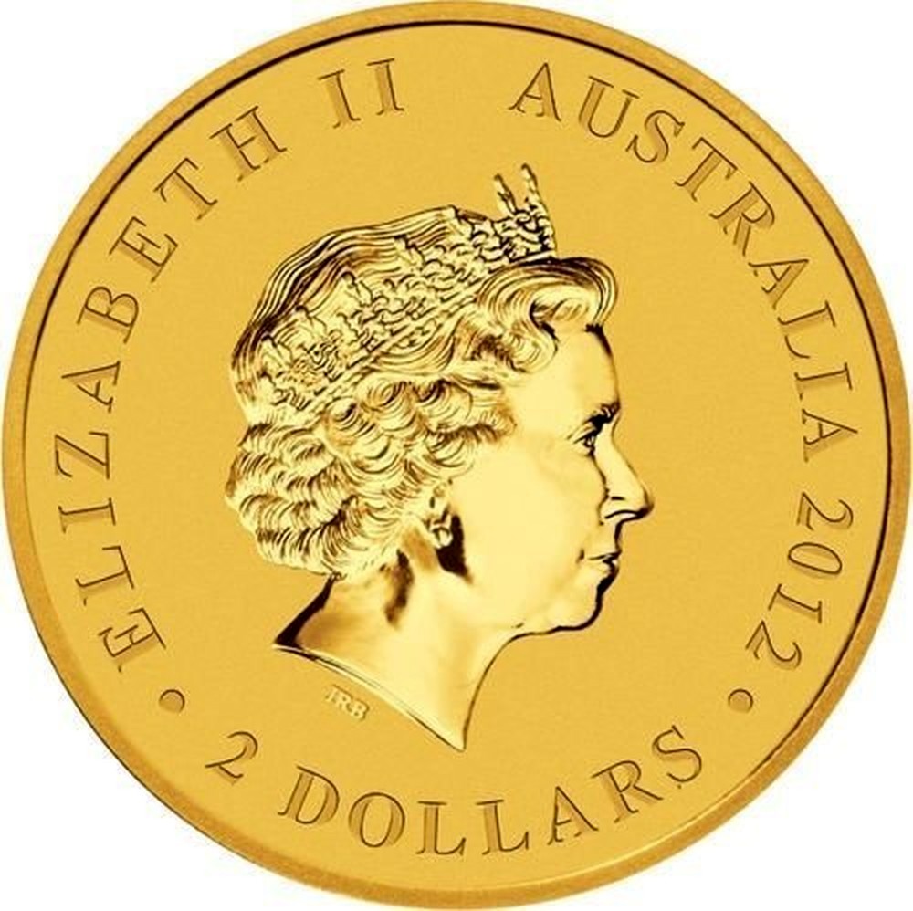2011 Australia 2$ 1/2 Gram Gold Coin Kangaroo Mini Roo BU Assay Card 