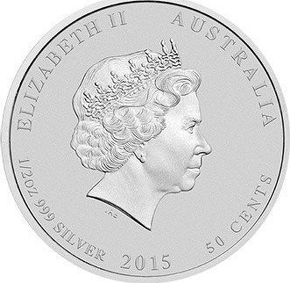 Australian 1/2 Oz Silver 50 Cents "Battle of the Coral Sea" 2014-2015 |  coinscatalog.NET