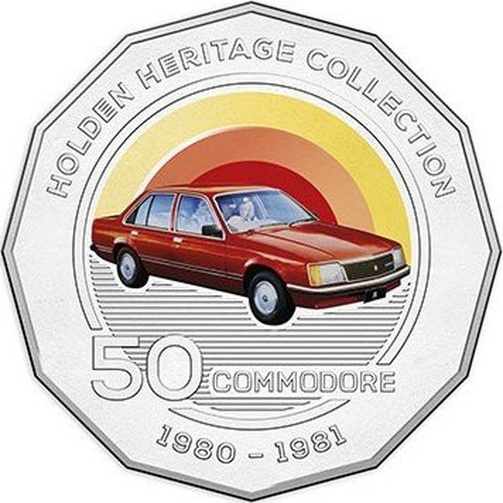 Australian Fifty Cents "Holden Heritage 160 Years" 2016 Coin Value ...