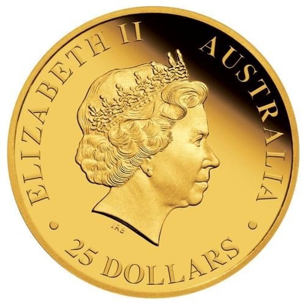 Australian 1/4 Oz Gold 25 Dollars Kangaroo" 2017 value |