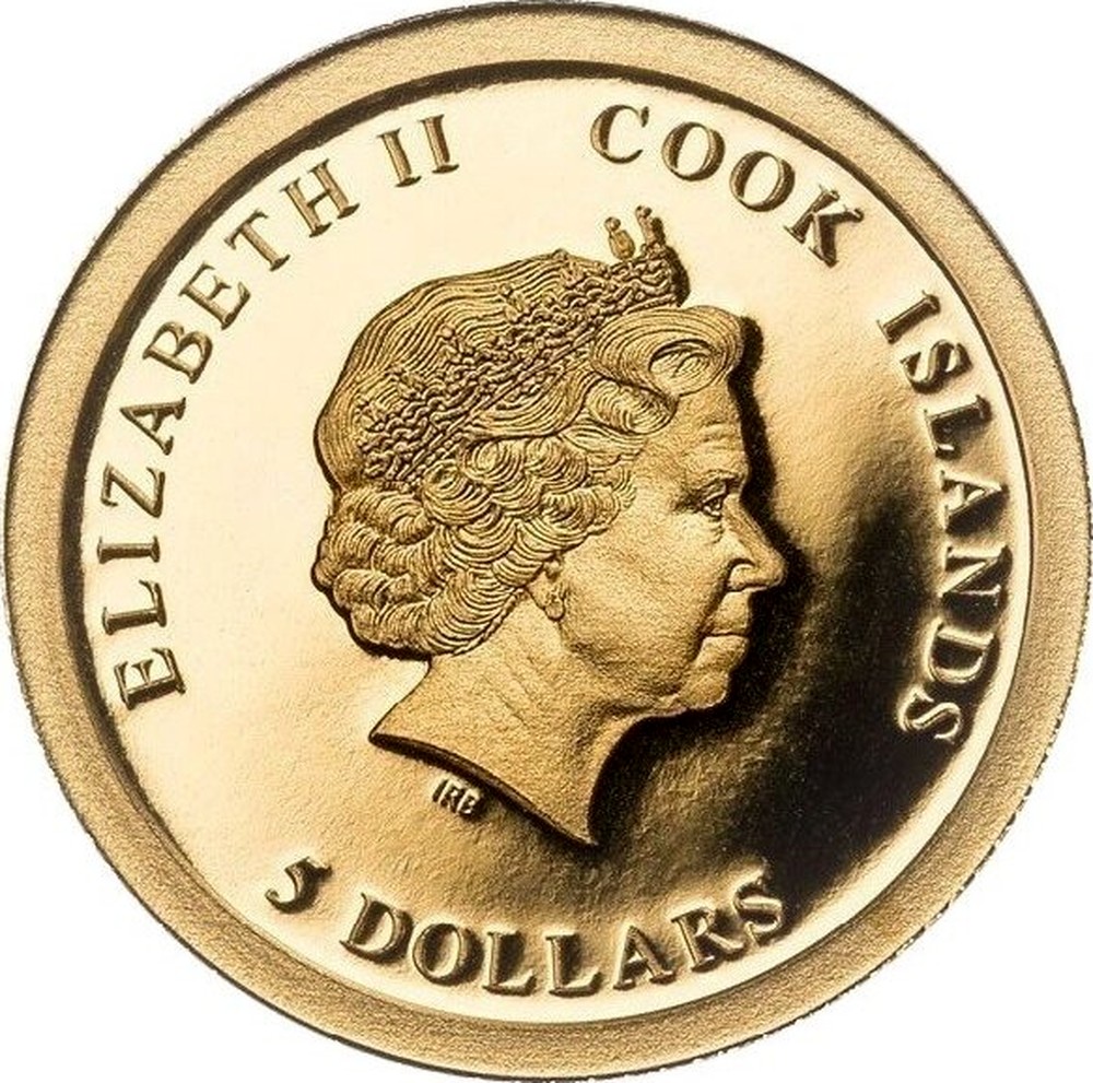 Cook Islands Gold 5 Dollars 