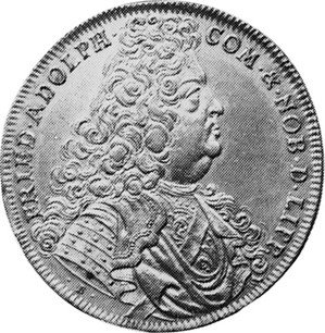 German Silver Thaler Lippe-Detmold / Countship / Regular Coinage 1712 ...