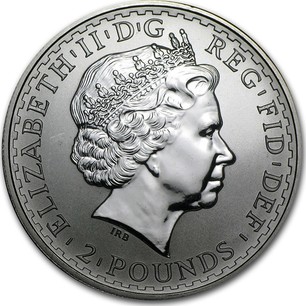 Great Britain Silver 2 Pounds 