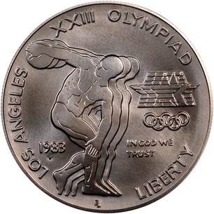 los angeles 1983 xxiii olympiad coin