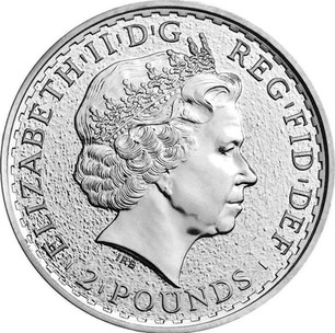 Great Britain 1 Oz Silver 2 Pounds 
