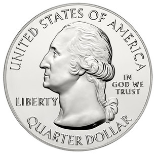 USA 5 Oz Silver Quarter Dollar 