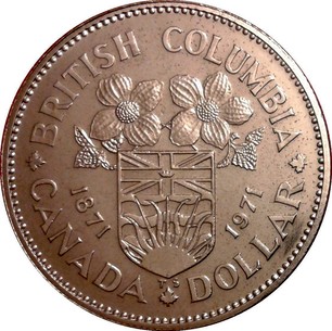 Canada 1971 SILVER Dollar .500 Fine 