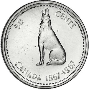 Canadian Silver 50 Cents 