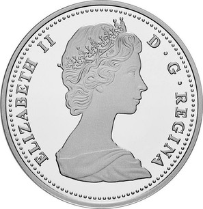 Canadian Silver 5 Cents 