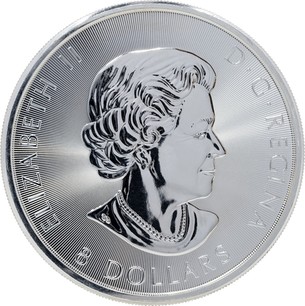 Canadian 1 1/2 Oz Silver 8 Dollars 