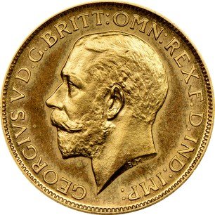 Great Britain Gold 1 Crown 