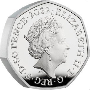 Great Britain Silver 50 Pence 