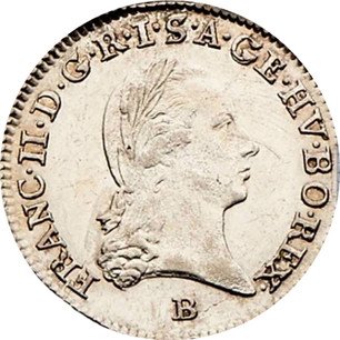 Austrian Silver 3 Kreuzer "Franz II" 1792-1810 KM# 2114 | Coinscatalog.NET