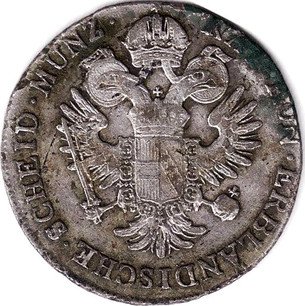 Austrian Silver 6 Kreuzer "Franz II" 1795 KM# 2127 | Coinscatalog.NET