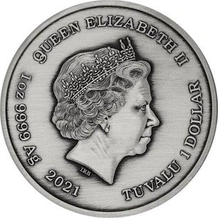Tuvaluan 1 Oz Silver 1 Dollar 