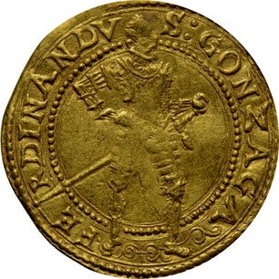 Italian Gold Ducato Guastalla/ Countship Trade Coinage 1575-1621 MB# 72 ...