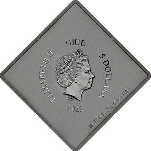 Niuean Silver 5 Dollars 