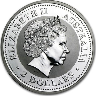 Australian 2 Oz Silver 2 Dollars 