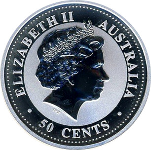 Australian 1 2 Oz Silver 50 Cents Lunar Snake 01 Coin Value Km 535 Coinscatalog Net