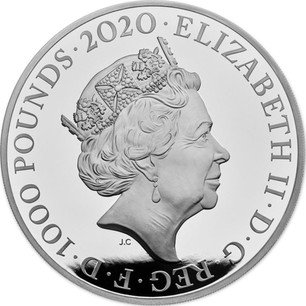 Great Britain Silver 1000 Pounds 