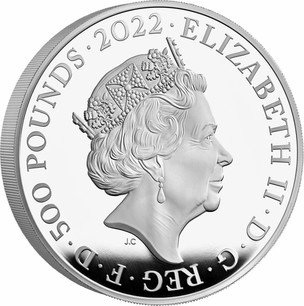 Great Britain Silver 500 Pounds 