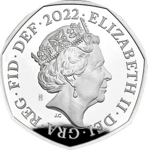 Great Britain Silver Fifty Pence 