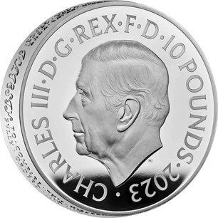 Great Britain Silver 10 Pounds 