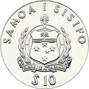 Samoan 1/2 Oz Silver 10 Tala 