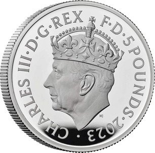 Great Britain Silver 5 Pounds 