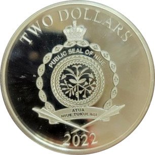 Niuean Silver Two Dollars 