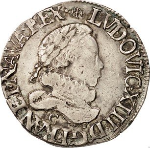 French Silver 1/2 Franc