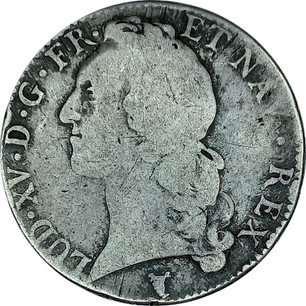 French Silver 12 Sols (1/10 ECU) 