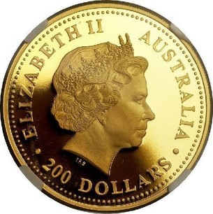 Australian 2 Oz Gold 200 Dollars 