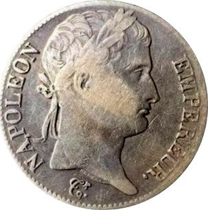 French Silver 5 Francs 