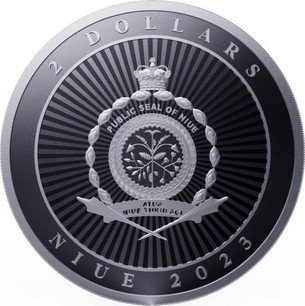 Niuean 1 Oz Silver 2 Dollars 