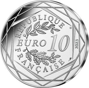 French Billon 10 Euro 