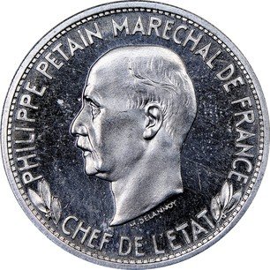 French Aluminum 10 Francs 