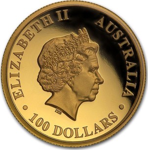 Australian 1 Oz Gold 100 Dollars 