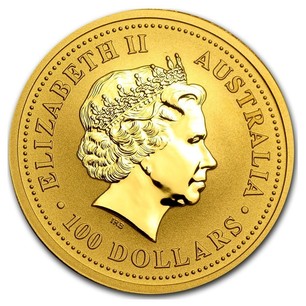 Australian 1 Oz Gold 100 Dollars 