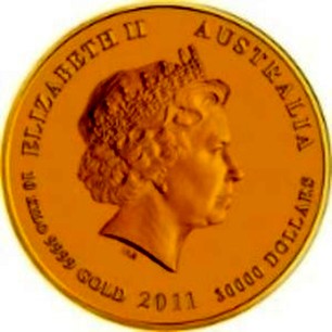 Australian 10 Kilo Gold 30000 Dollars