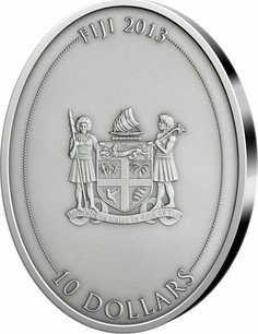 Fijian 1 Oz Silver 10 Dollars 