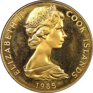 Cook Islands Gold Dollar 